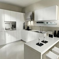 New design frosted glass cheap kitchen furniture set