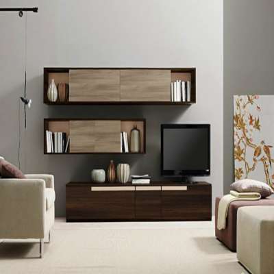 Reasonable Price Modern Solid Wood TV Cabinet With Soft Closing Slider