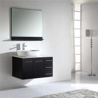 Modern Style Wall Solid Wood Bathroom Cabinet